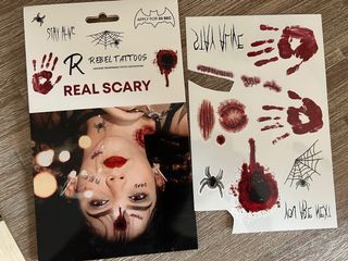 Rebel tattoos Halloween tattoo 萬聖節 紋身水印貼紙64219887790465110