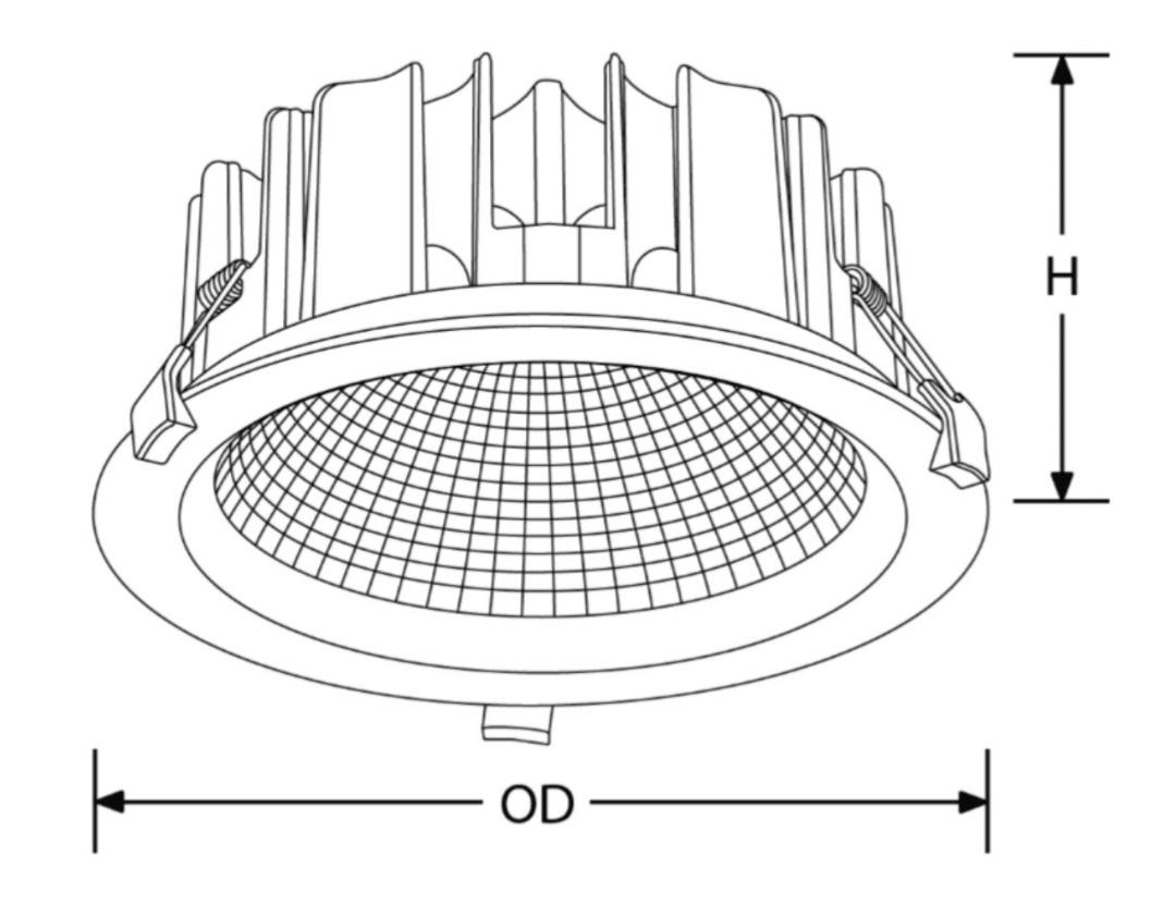 Recessed LED Ceiling Lights, Furniture & Home Living, Lighting & Fans