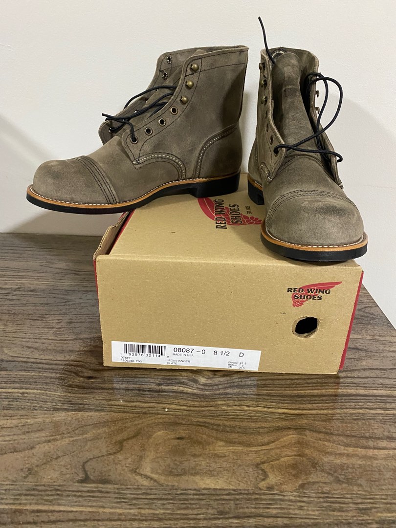 Red wing iron ranger grey outlet