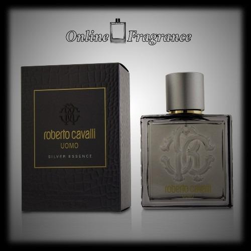 Roberto Cavalli Uomo Silver Essence 60ml EDT Cologne Minyak Wangi