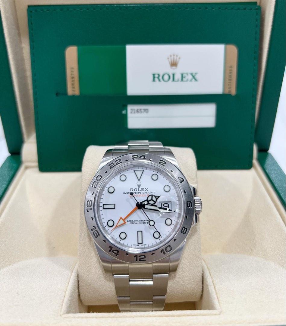 Explorer ii white dial on sale