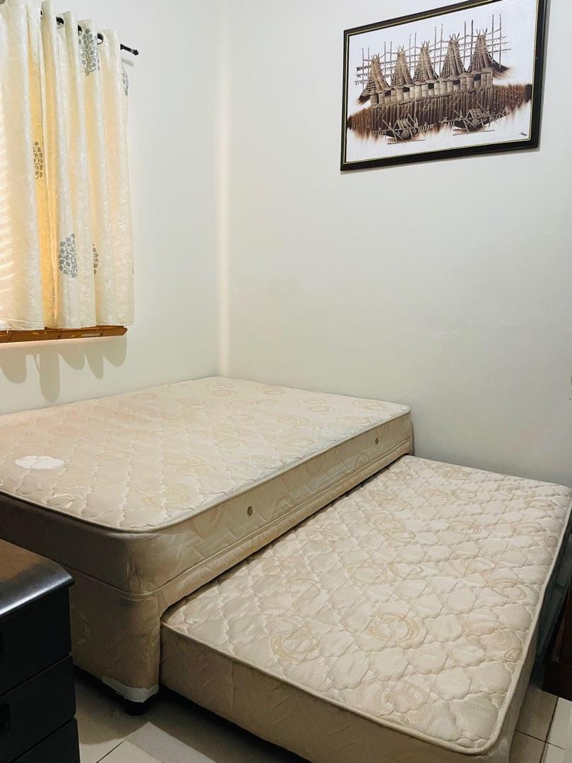 Salem Double Bed with pull out, Furniture & Home Living, Furniture, Bed