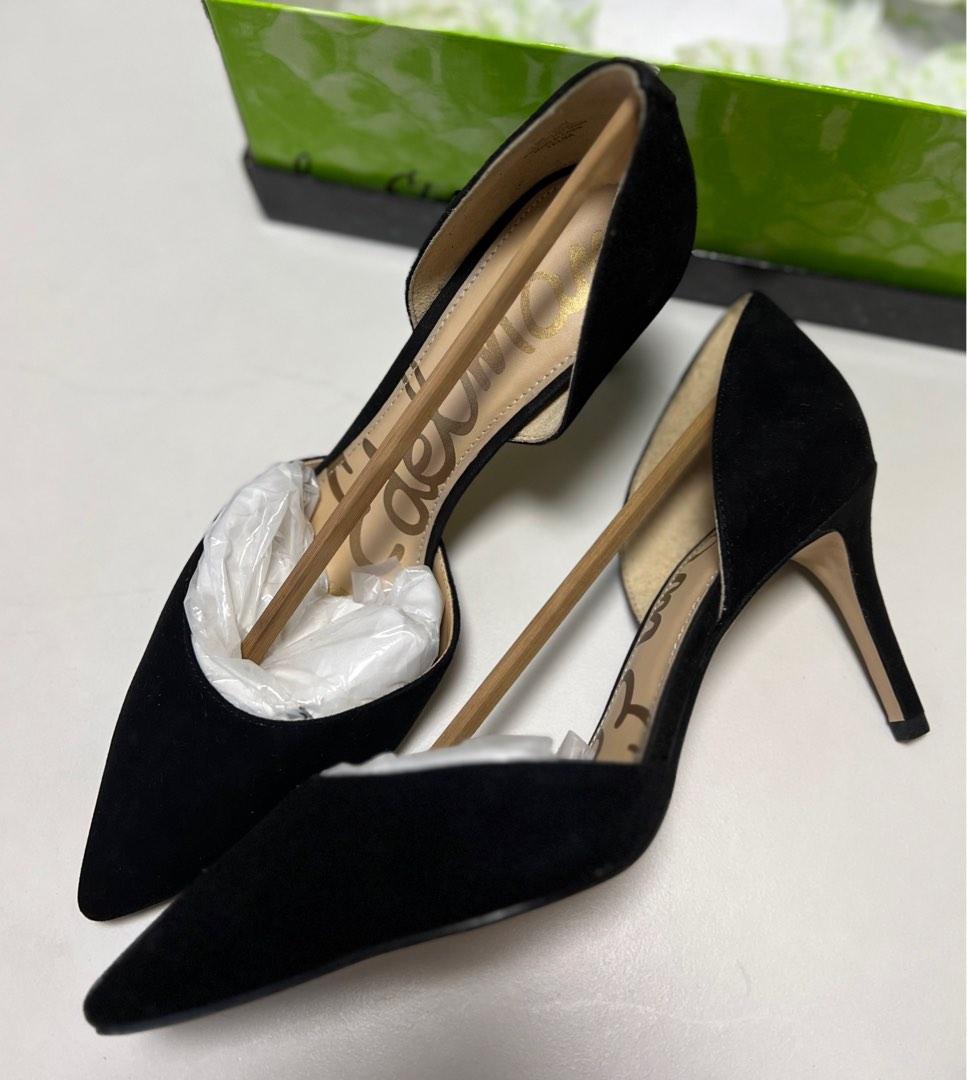 Sam edelman discount black suede heels