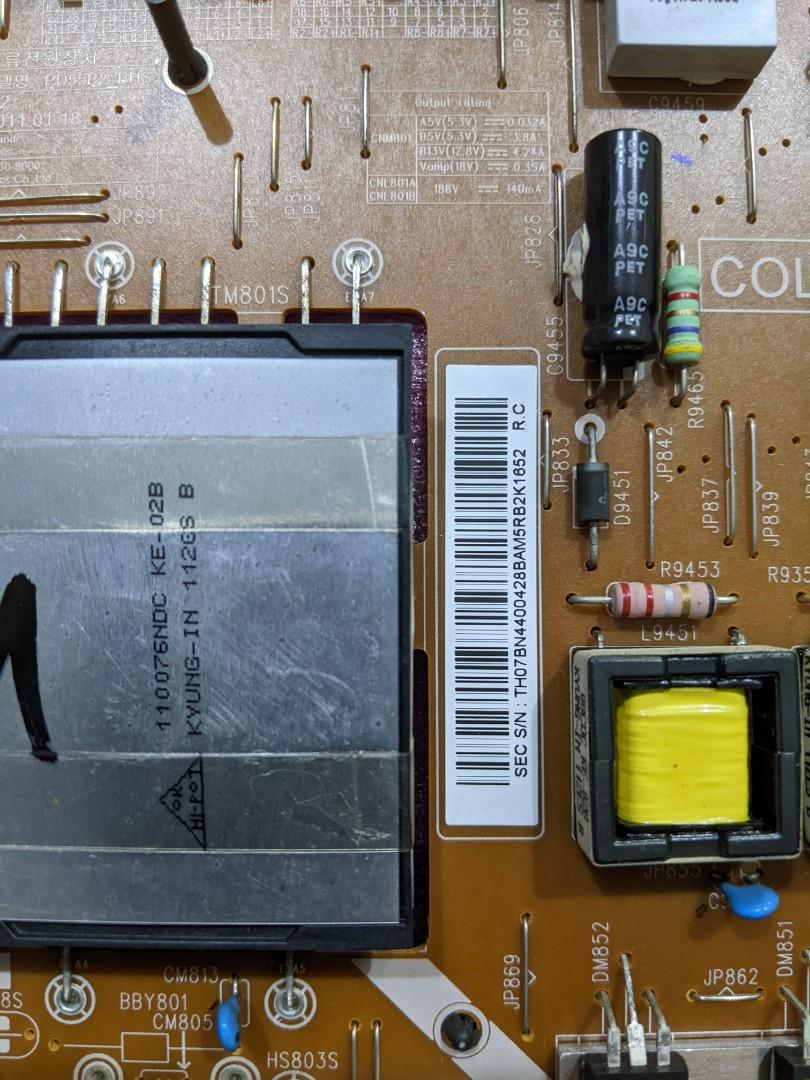 Samsung UA55D7000 BN4400428B Power Supply Board, TV & Home Appliances