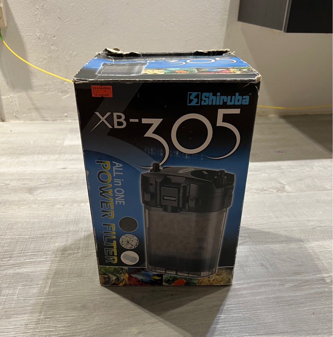 Shiruba XB305 Canister Filter, Pet Supplies, Homes & Other Pet