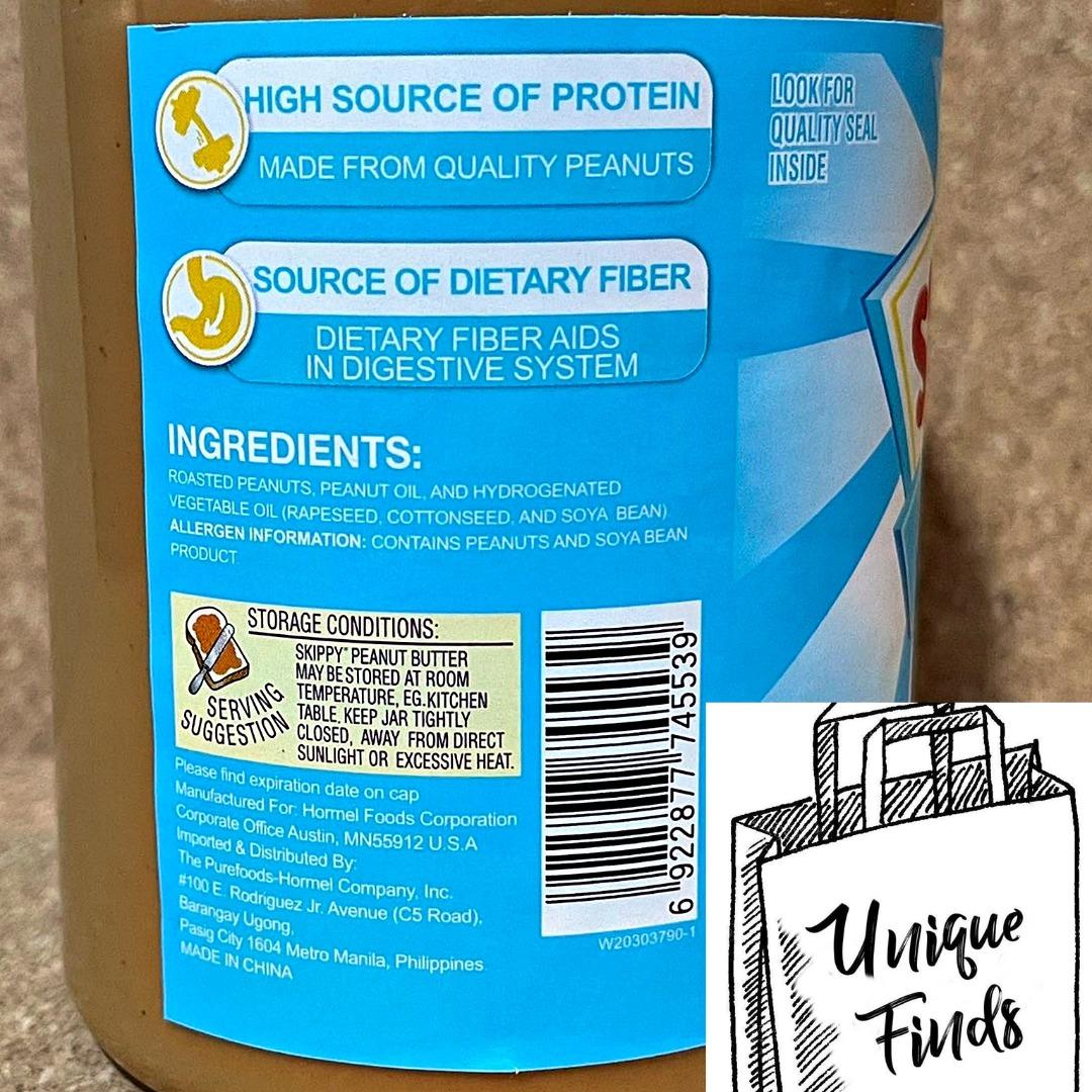 Skippy Creamy Peanut Butter Zero / No Added Sugar & Salt Diabetic