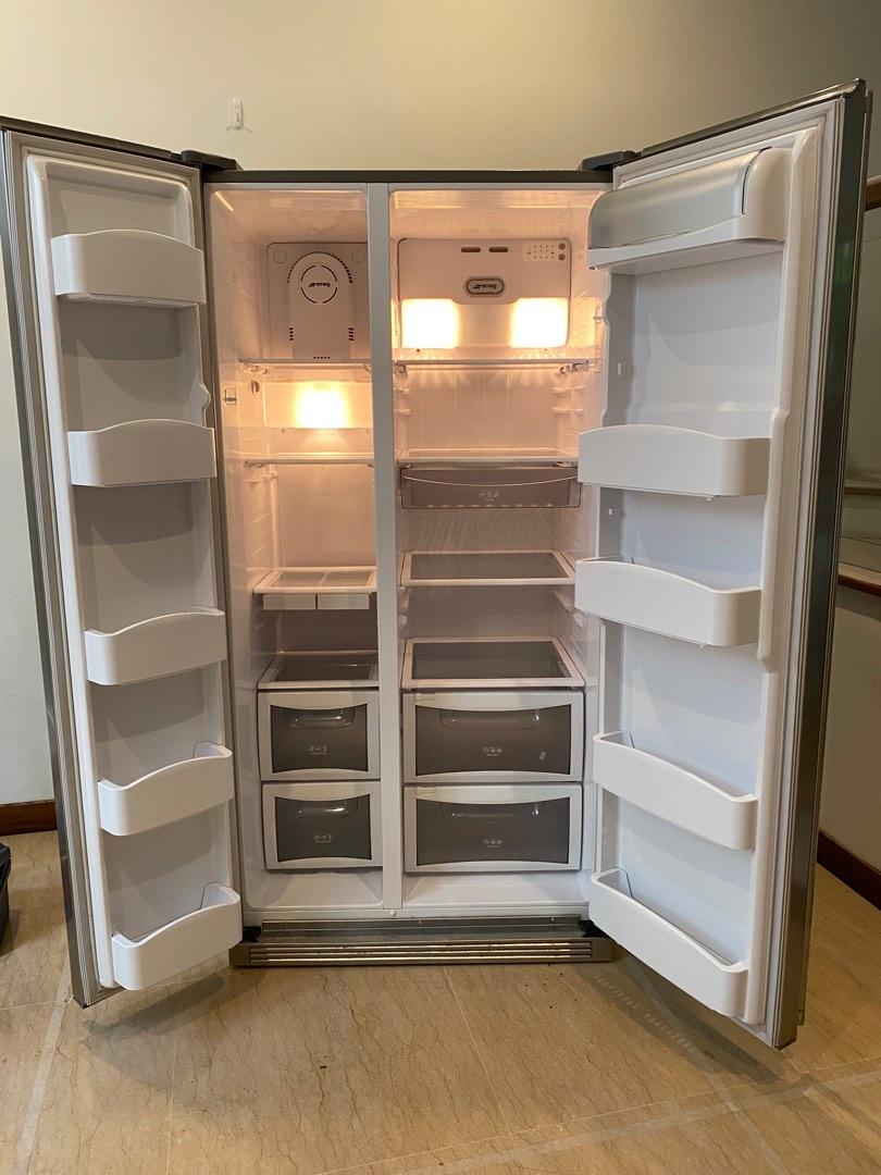 SMEG Side by Side Refrigerator, TV & Home Appliances, Kitchen Appliances, Refrigerators