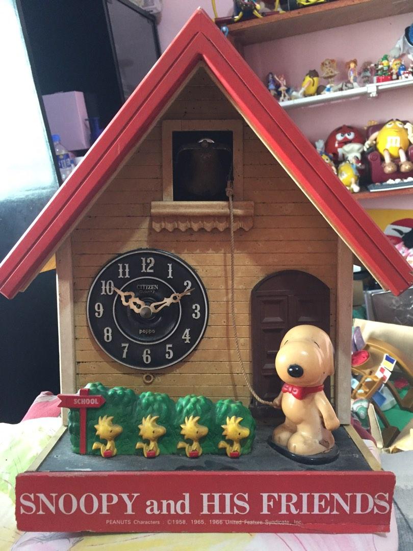Snoopy wooden “display only” house clock (Category: Clocks) located in Manila. Submitted by feg39 (Listing ID 1192520907, Image 1). Description: Fragile and bulky Very nice decor only (not working) 13.5” H 9” L 7” W For pick up (lalamove etc) only Loc: Marulas, Valenzuela.