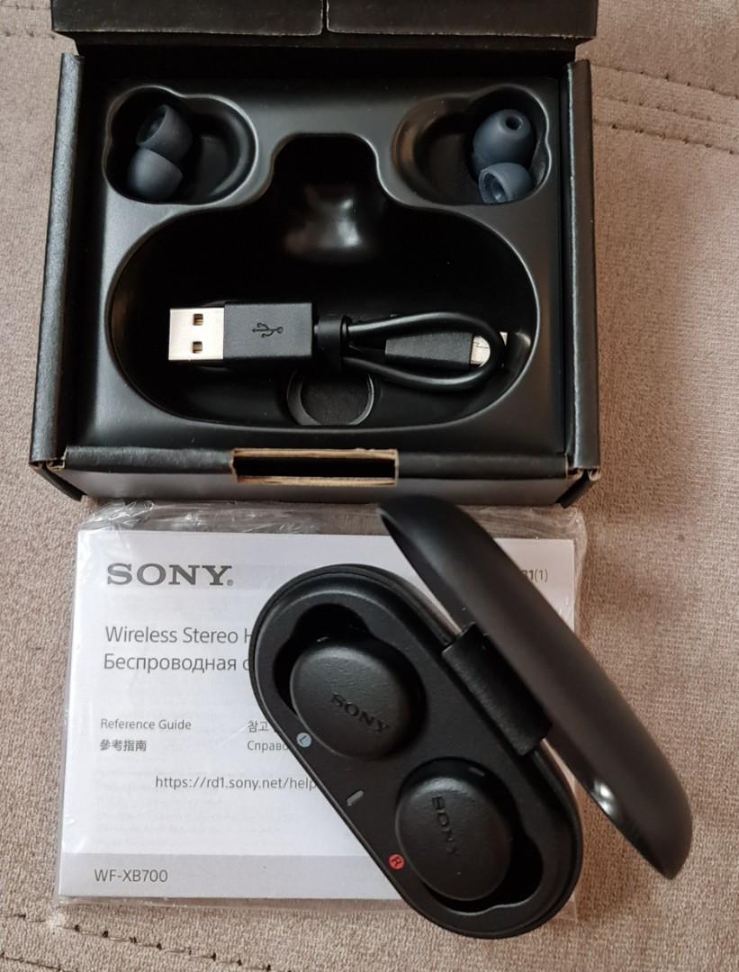 Sony Wireless Stereo Headset WFXB700, Audio, Headphones & Headsets on