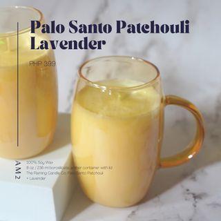 Soy Scented Candle (8 oz) | Palo Santo Patchouli x Lavender