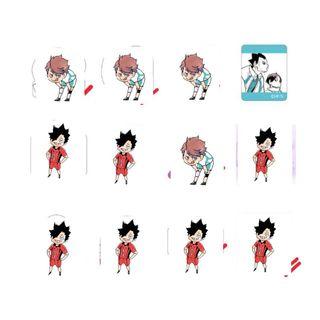 [SPLIT] Haikyuu Rivals flake seal stickers (Left Kita!)