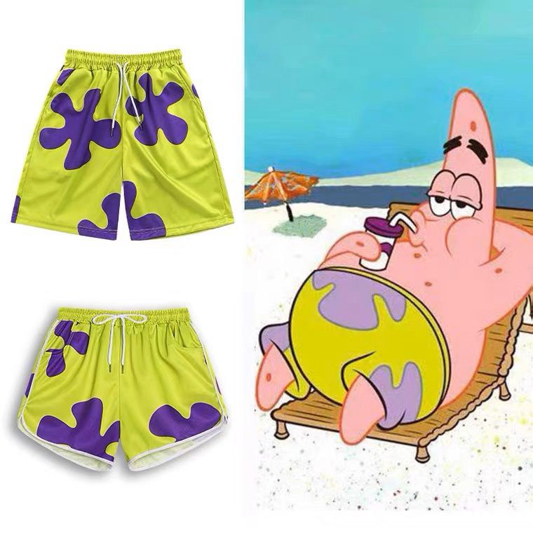 athletic shorts patrick shorts spongebob