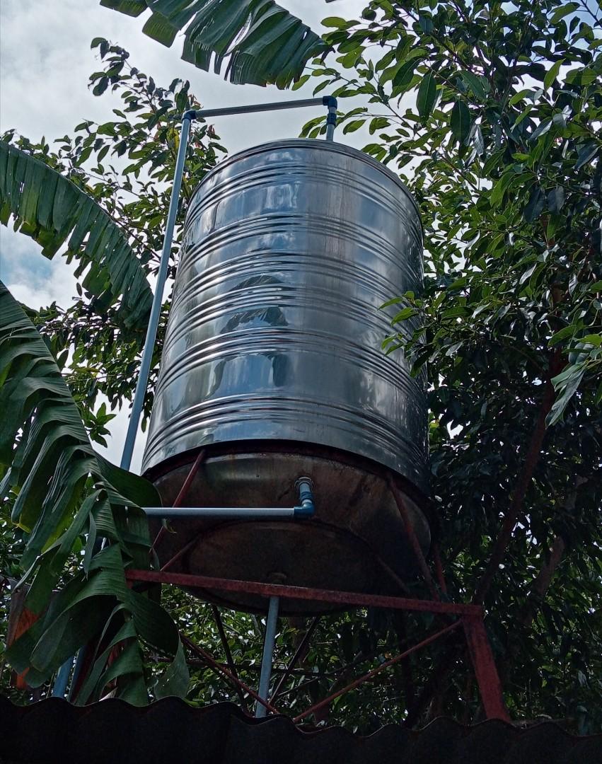 STAINLESS WATER TANK, Furniture & Home Living, Outdoor Furniture on