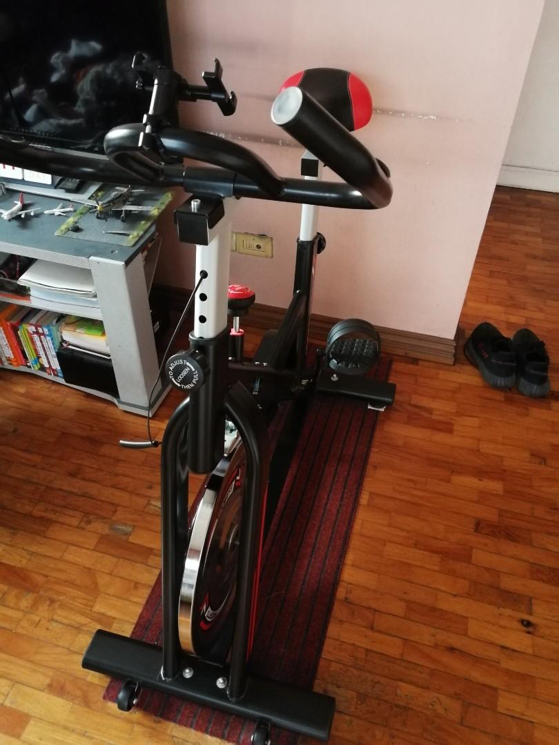 Stationary Spin Bike, Sports Equipment, Exercise & Fitness, Cardio