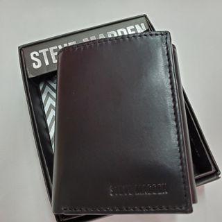 Steve Madden Men's Leather Wallet 防RFID 男裝真皮銀包 附送禮盒 *多色可訂* 全新現貨正品 生日禮物 男朋友禮物