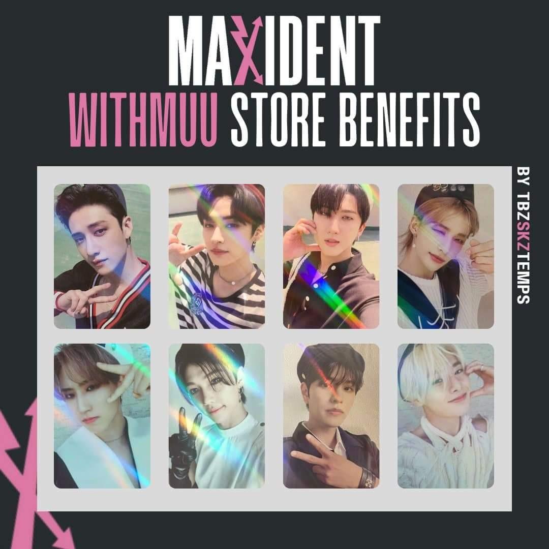 Stray Kids☆withmuu トレカ 4種 『MAXIDENT』 - CD