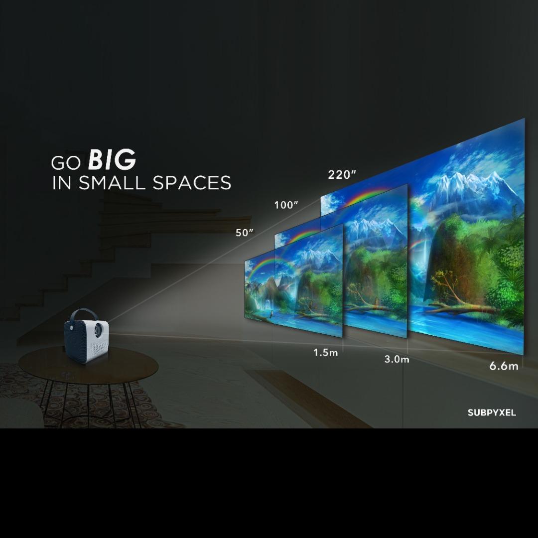 SUBPYXEL Electron Home Cinema Projector, TV & Home Appliances, TV