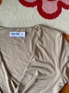 tigermist long sleeve crop top