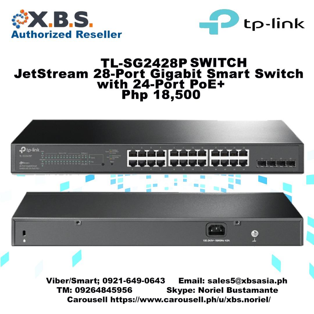 TLSG2428P SWITCH JetStream 28Port Gigabit, Computers & Tech, Office