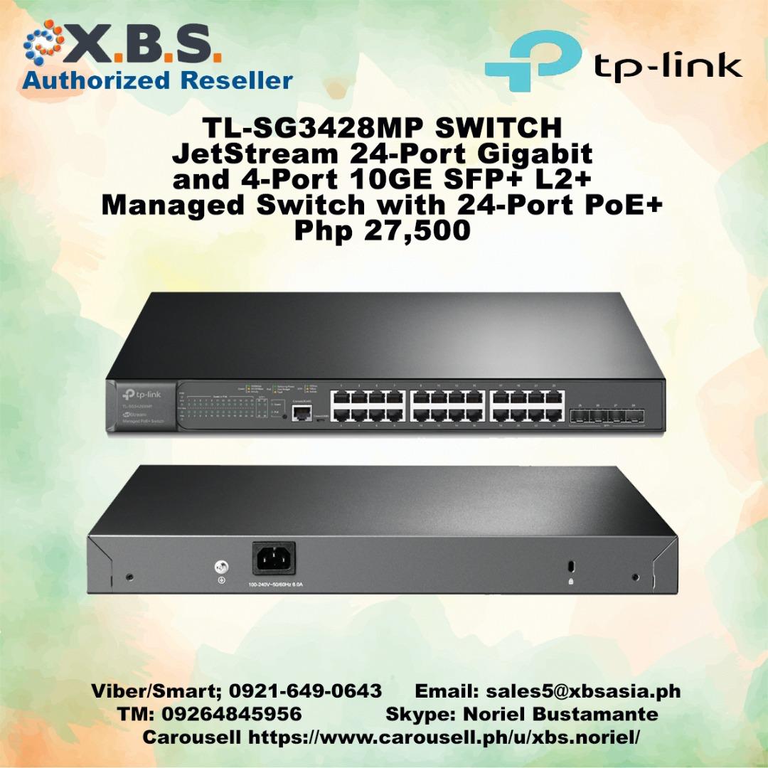 TL-SG3428MP SWITCH JetStream 24-Port Gigabi, Computers & Tech, Office ...