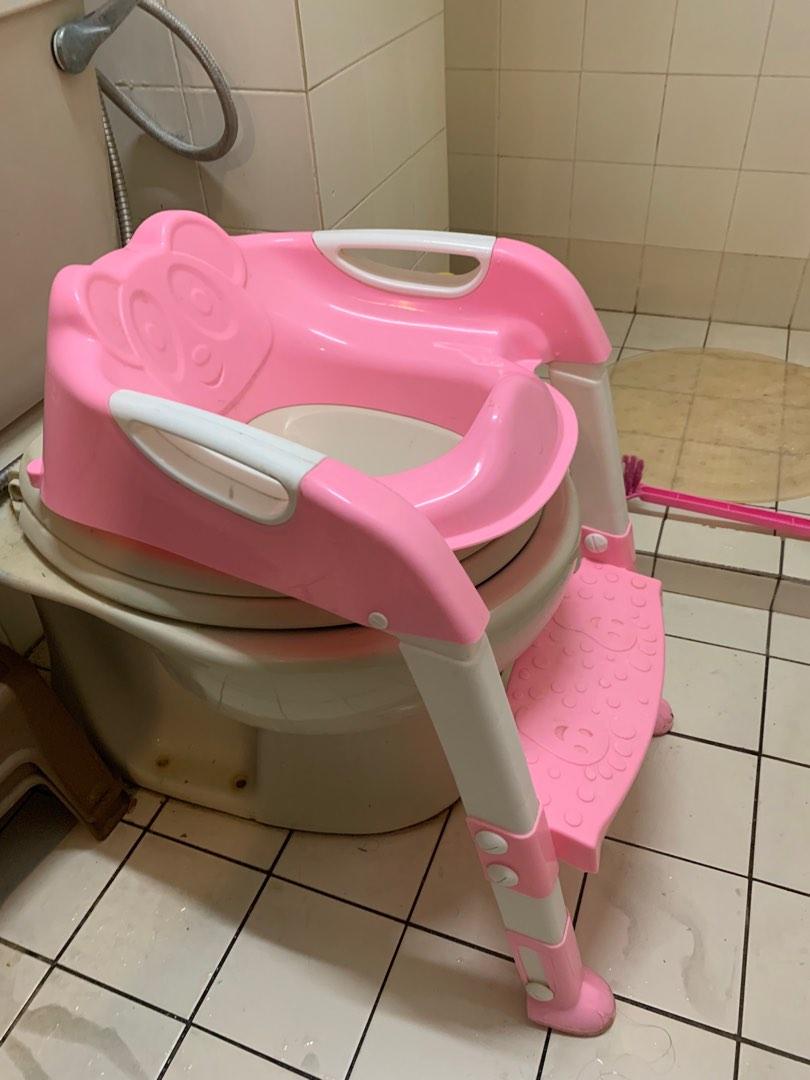 Toilet seat with stair, Babies & Kids, Bathing & Changing, Toilet