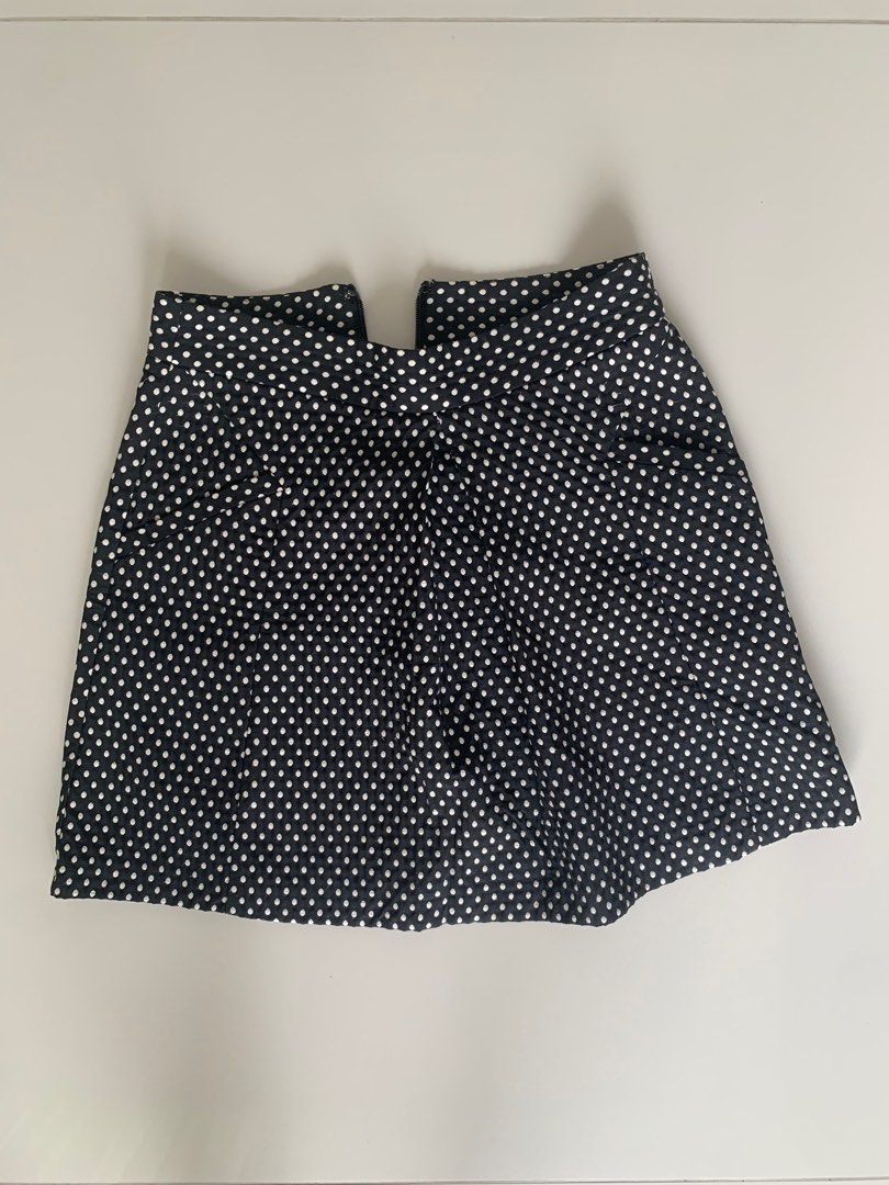 Topshop Polka Dot Mini Skirt Women s Fashion Bottoms Skirts on