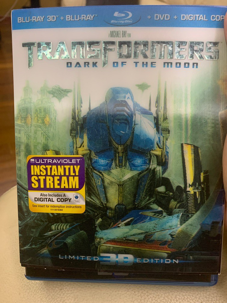 Transformers dark of the moon 3d blu ray hotsell