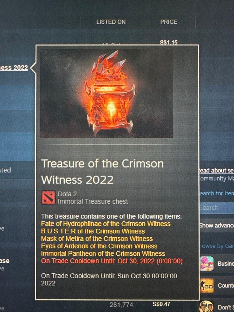 Treasure of the crimson Witness 2022, Video Gaming, Gaming Accessories