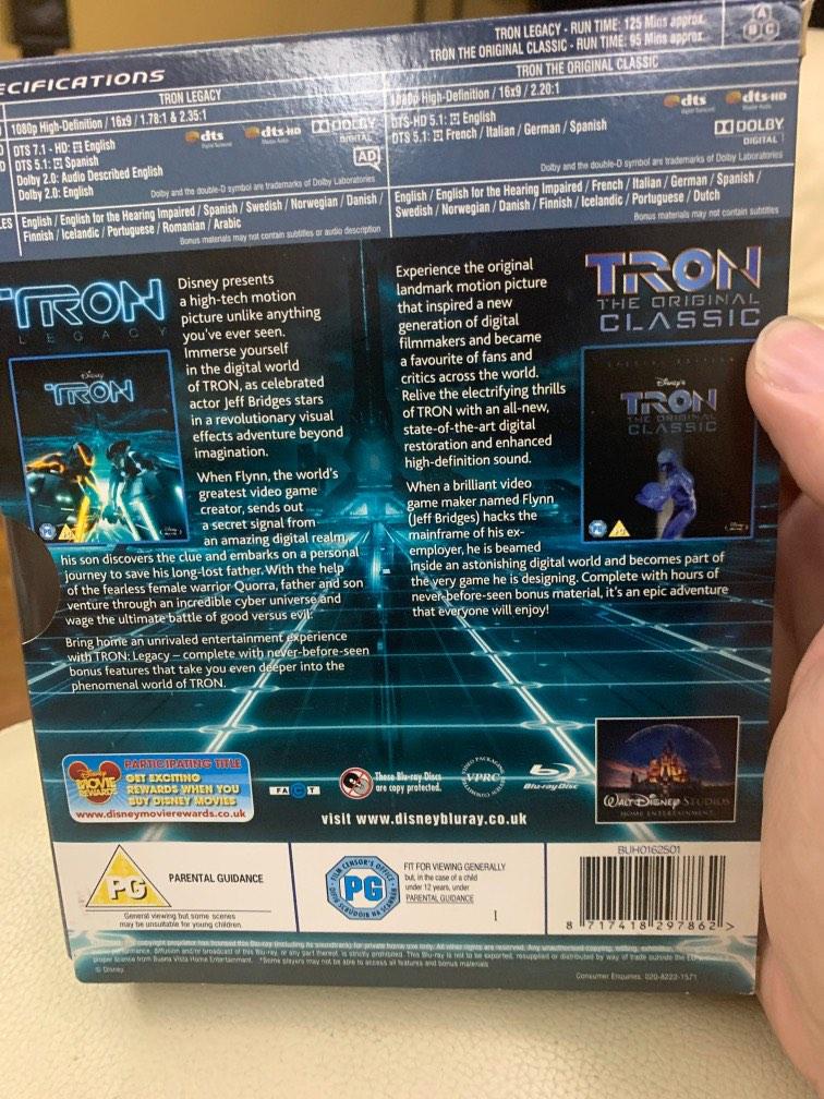 Tron and Tron Legacy, TV & Home Appliances, TV & Entertainment, BluRay