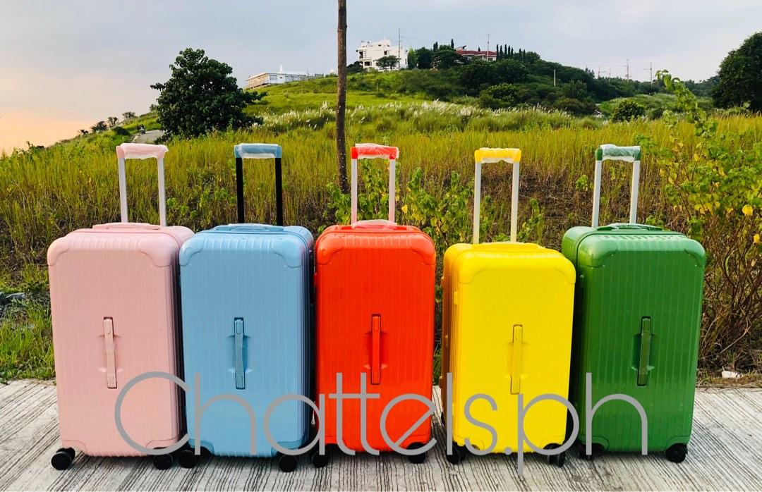 Trunk Luggage (Category: Luggage) located in Antipolo. Submitted by em_cunanan (Listing ID 1192502559, Image 1). Description: Candy Fashion Trunk Luggage Description * Hardsell * Matte texture * High quality ABS+ PC material * Waterproof * Rotation wheels 360 degree * TSA embedded combination lock 26 inches Wheels to Handle - 40inches Lenght-14inches Sides- 13.5inches 28inches Wheels to Handle - 40inches Lenght- 16inches Sides- 14.5inches Color B