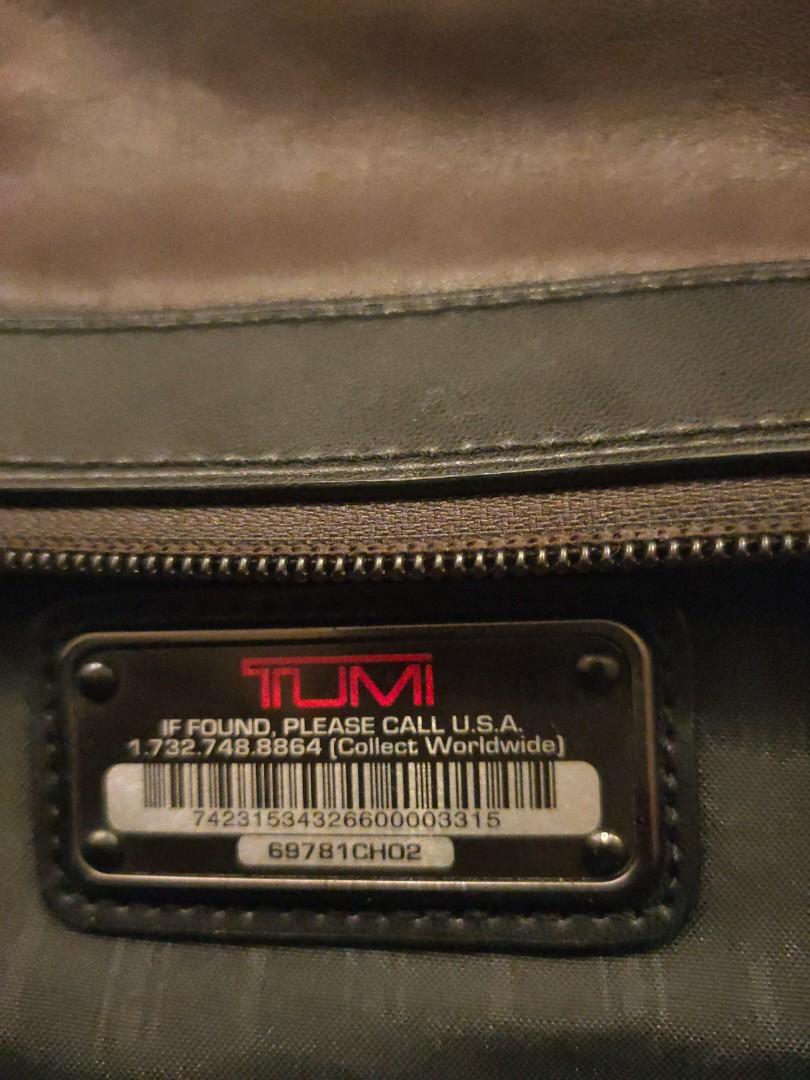 TUMI Genuine Leather Business Backpack, Men's Fashion, Bags, Backpacks on Carousell