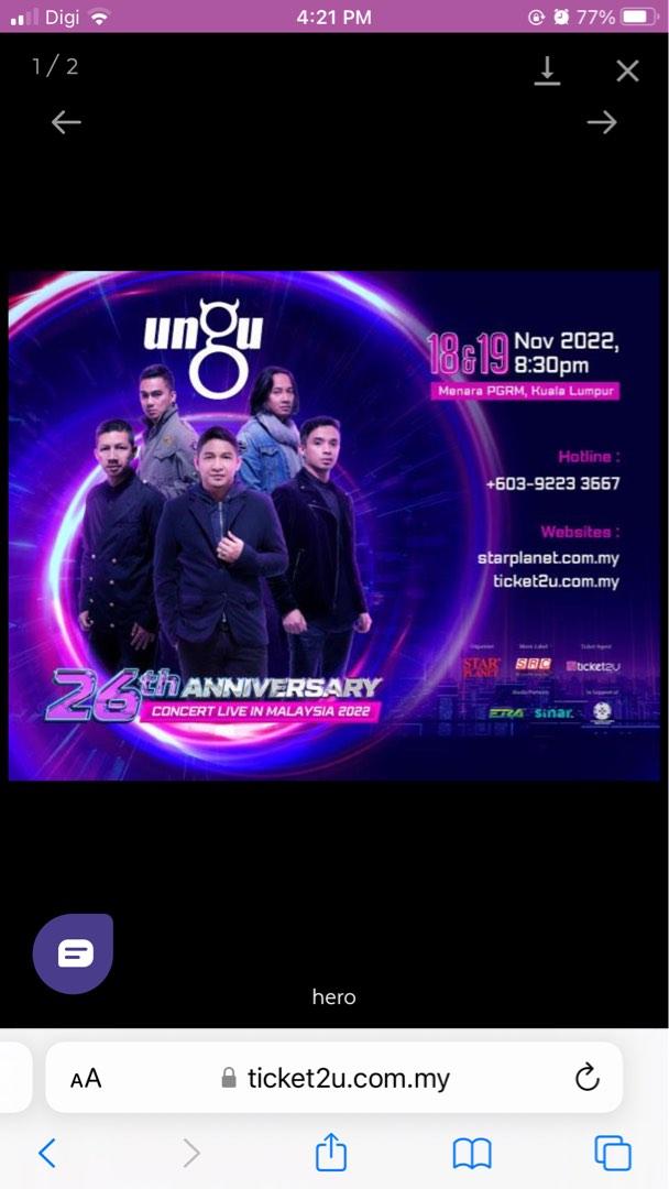 UNGU 26TH ANNIVERSARY CONCERT LIVE IN MALAYSIA 2022 - 18 Nov 2022