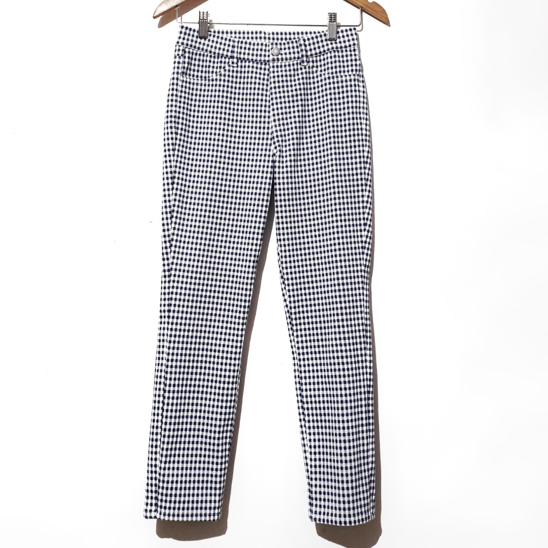 Uniqlo gingham trouser, Women's Fashion, Bottoms, Other Bottoms on ...