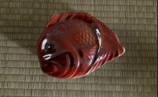 Unique Fish Trinket Ceramic Box 5” x 3” inches