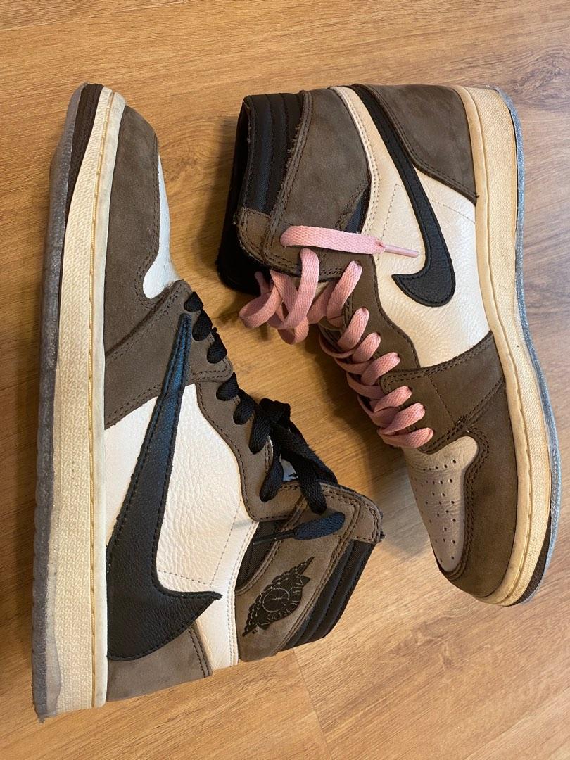 US 9.5 Jordan 1 Travis Scott Men s Fashion Footwear Sneakers on