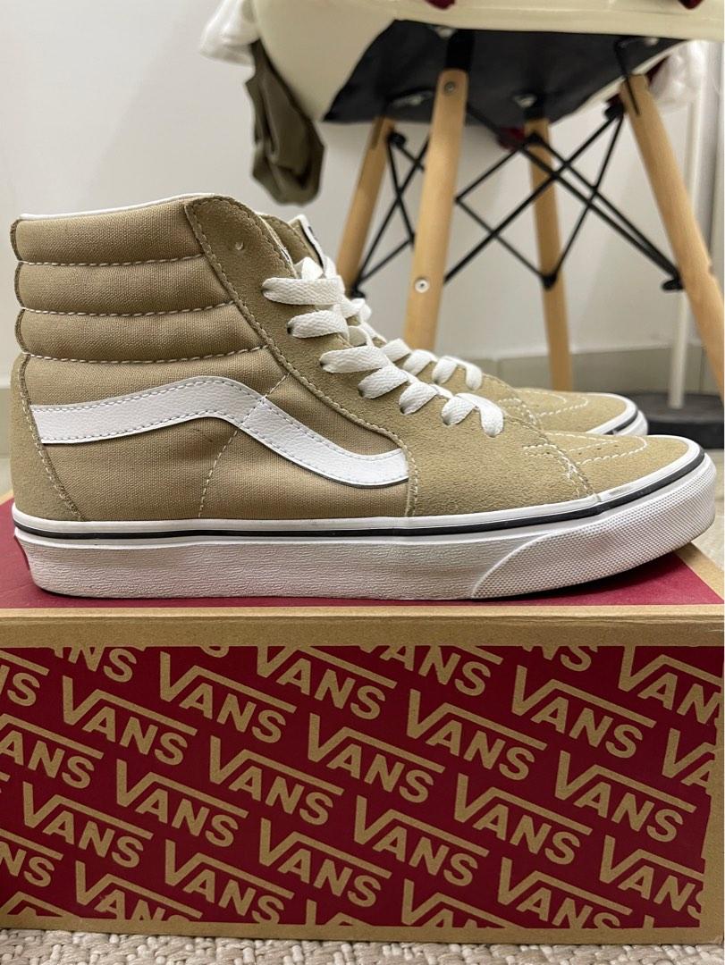 Vans sk8 hi frappe true white on sale