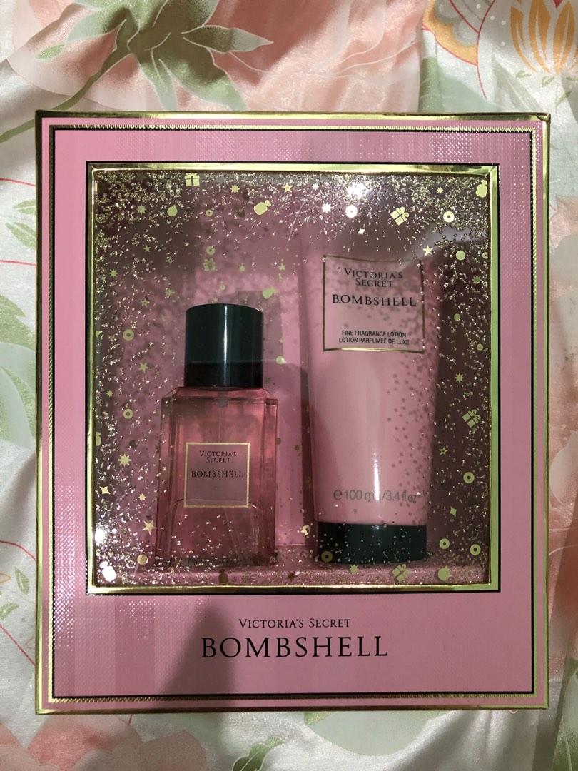 Victoria Secret Bombshell Gift Set (Perfume/Fragrance Mist & Lotion),  Beauty & Personal Care, Fragrance & Deodorants on Carousell