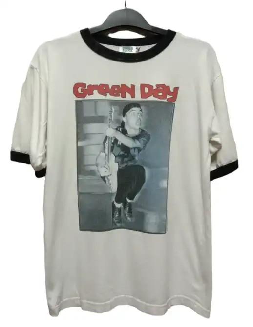 Vintage Green Day Tour , Men's Fashion, Tops & Sets, Tshirts