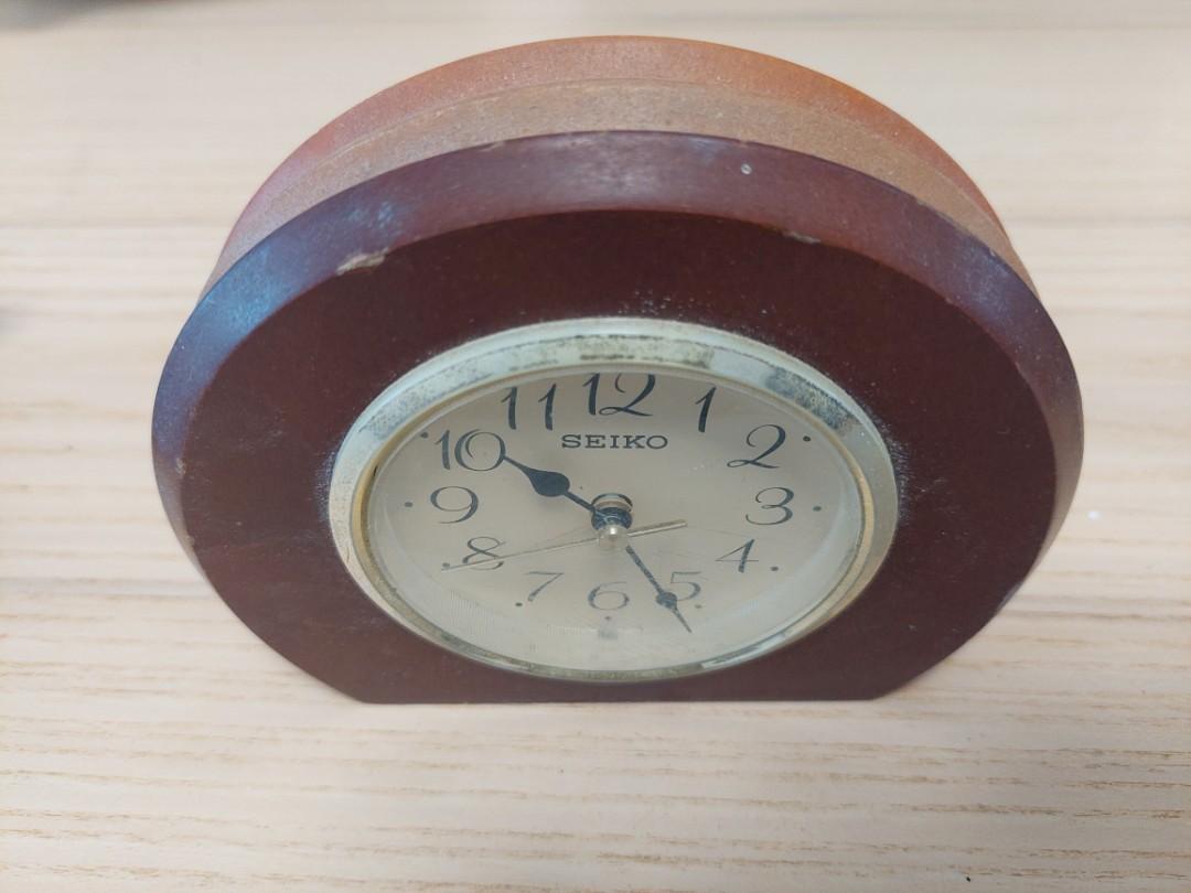 VINTAGE Seiko Table Clock Authentic, Furniture & Home Living, Home