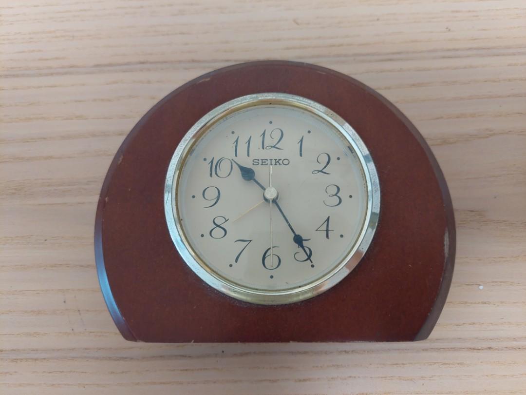 VINTAGE Seiko Table Clock Authentic, Furniture & Home Living, Home
