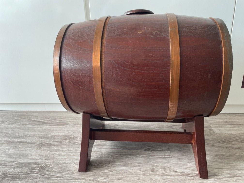 Vintage wood beer barrel, Furniture & Home Living, Home Decor, Other