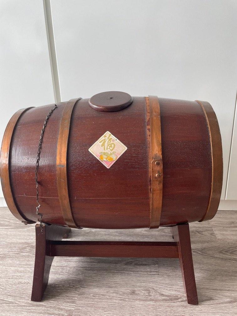 Vintage wood beer barrel, Furniture & Home Living, Home Decor, Other