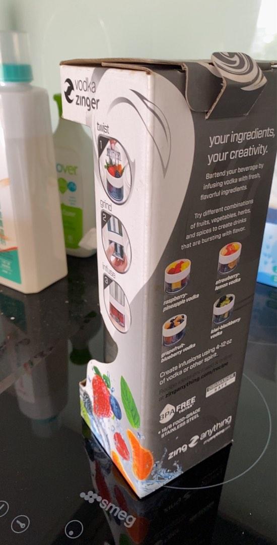 Vodka Zinger Infuser, Furniture & Home Living, Kitchenware & Tableware