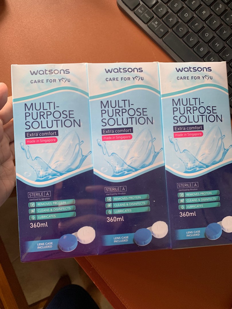 Watsons Contact lens solution, Beauty & Personal Care, Vision Care on