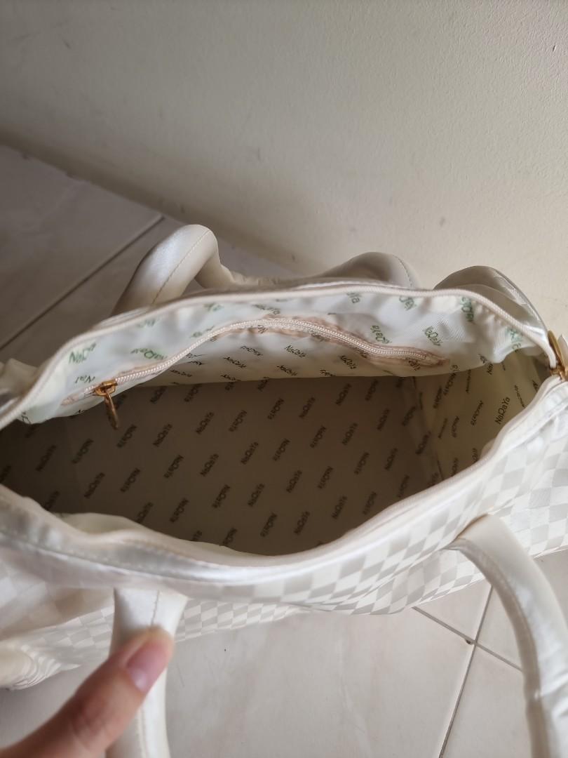 White and silver best sale bag