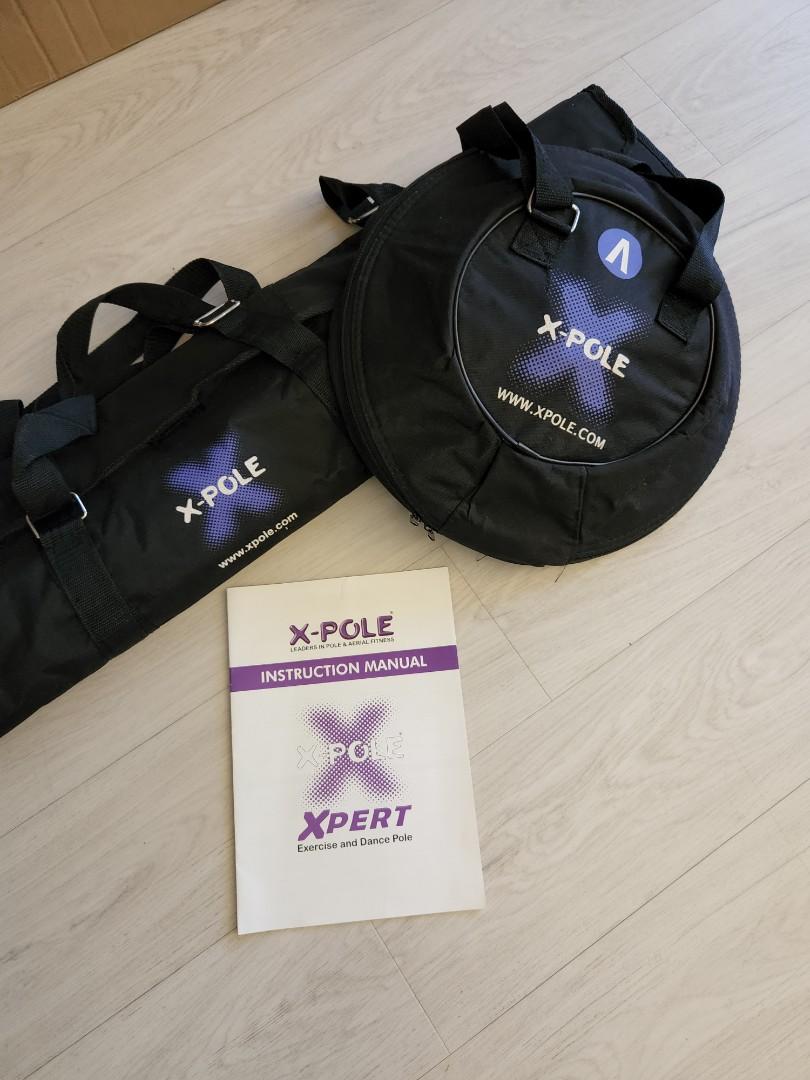 X pole xpert chrome pole 45mm Sports Equipment Exercise Fitness