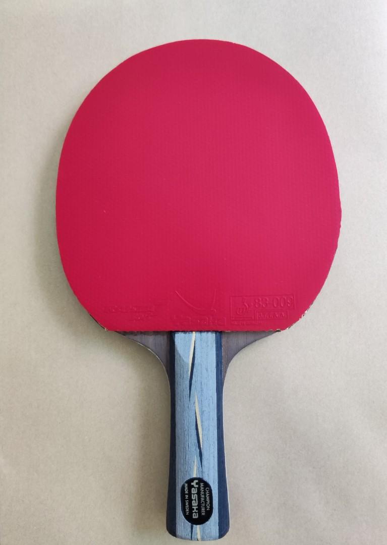Yasaka Malin YEO FL with Razka 7 and Razka 7 Soft Table Tennis Bat
