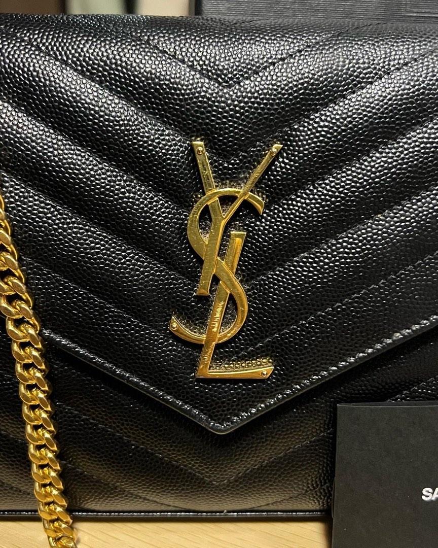 💯Authentic YSL Small Envelope WOC GHW, Luxury, Bags & Wallets on Carousell