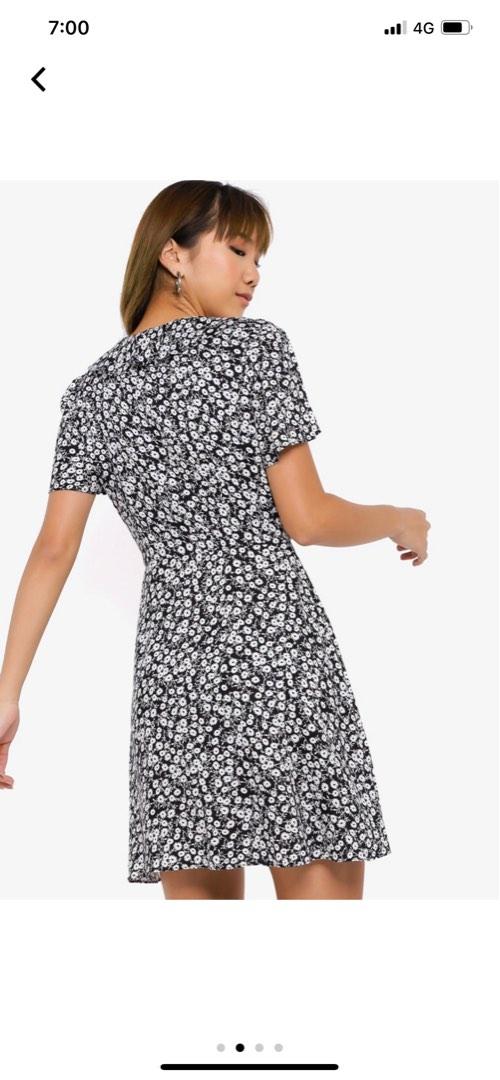 Zalora something borrowed floral wrap dress