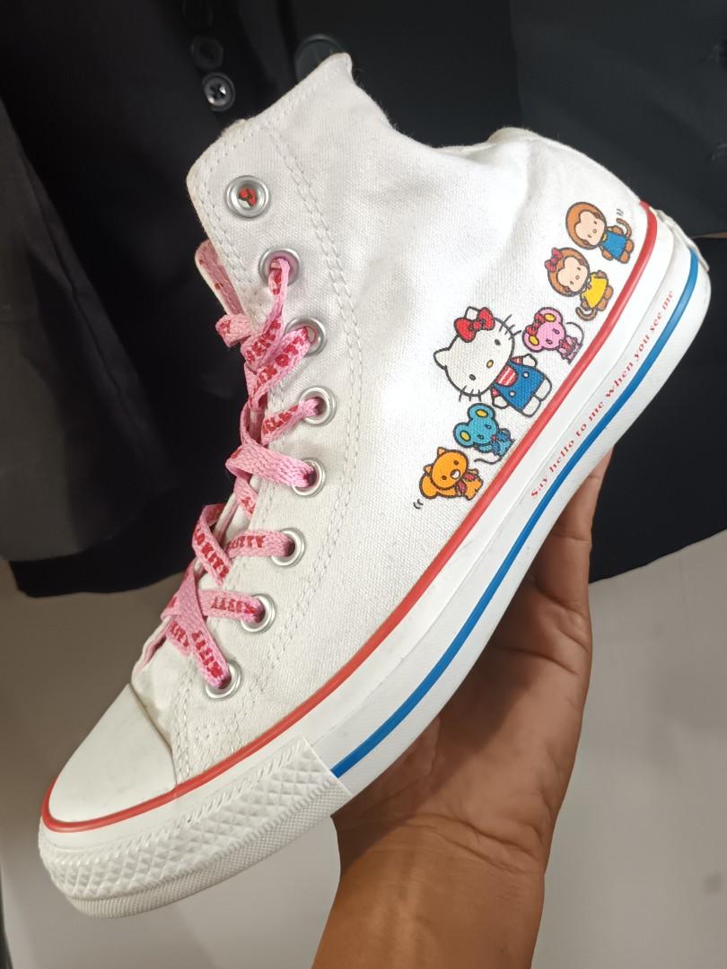 Hello Kitty x Chuck Taylor All Star Canvas Hi White Women s